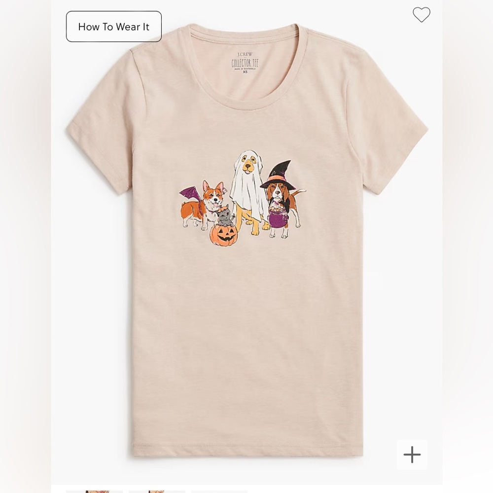 NWT J. crew Factory Collector’s Halloween Tee